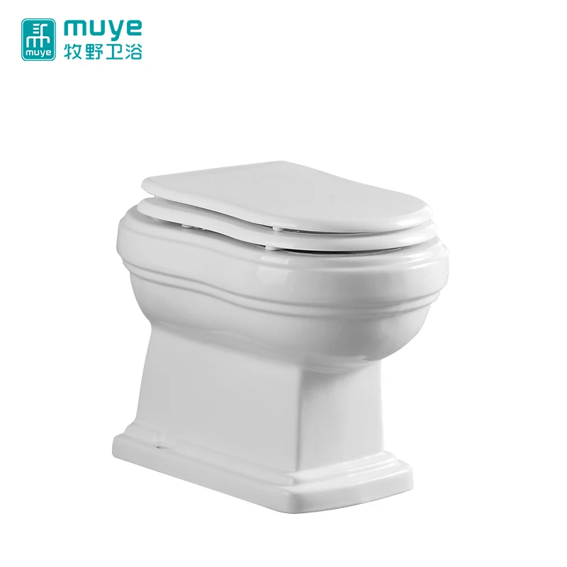 Muye Top Standard Back To Wall Gravity Flushing Wc Wall Hung Toilet Ceramic