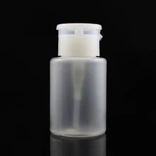 free shipping 120ml Wash Remover Cleanser Bottle Pump Dispenser Nail Art Polish Remover Cleaner Acetone Bottle High quality