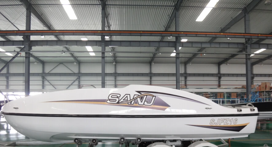 6 seats Fiberglass Passenger Ferry And Crew Boat For Sale