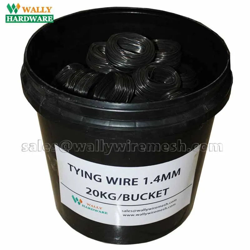 
Black annealed wire construction binding wire / lacing wire 200gr in buckets packed 