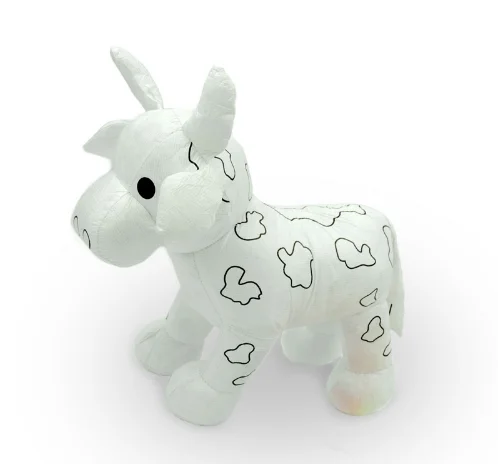 Diy-картина игрушечной набитые сделанные своими руками Крупный рогатый скот живопись игрушка плюшевая