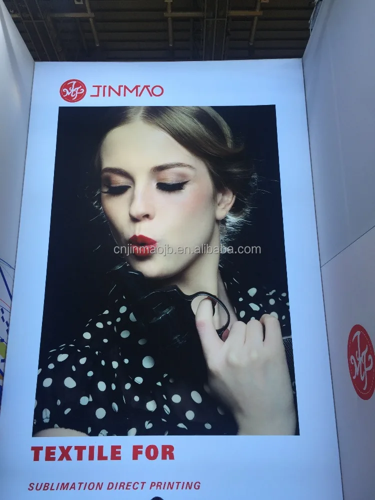 
Popular good quality digital printing sublimation textile for indoor light-box backlit 260 gsm 