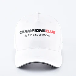 Custom F1 Hat Sports Baseball Caps Car Racing Cap Embroidered Hats Men For Curved Visor 6 Panel Black