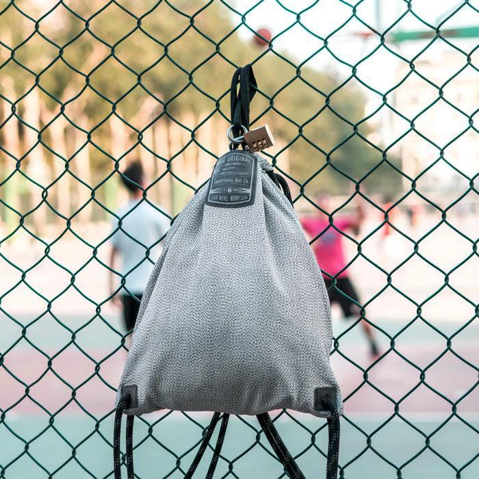 Newest UHMWPE Fabric Anti Knife Backpack Cut Resistant Bag Anti-theft Cut Proof Drawstring Backpack