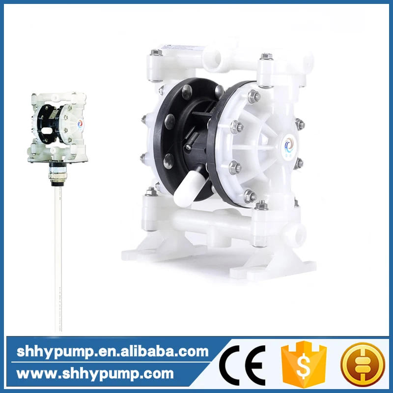 55 Gallon Plastic Acid Chemical Pneumatic Rotary Pump