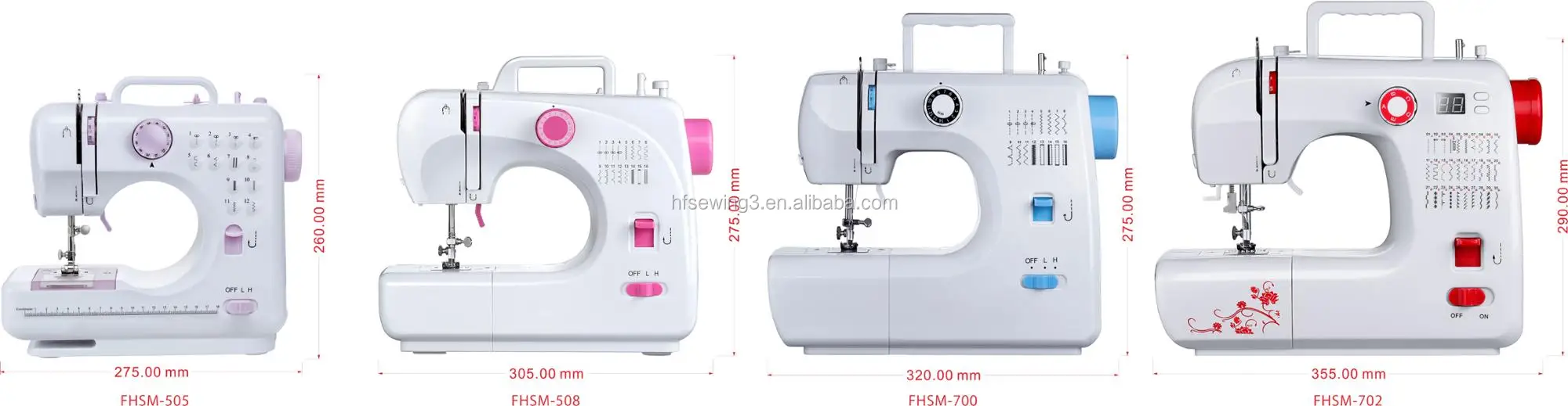 Huafeng FHSM-505 domestic T-shirt pattern zigzag sewing machine