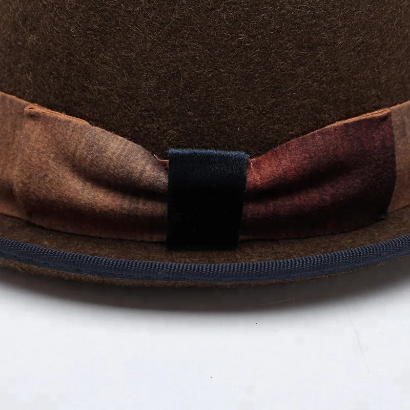 Wholesale Fashion  Design 100 Wool Felt Pork Pie Hats for men  women