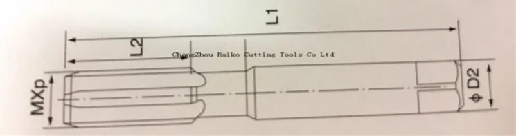 Hot sale China CNC cutting tool HSS straight flute hand tap for machine