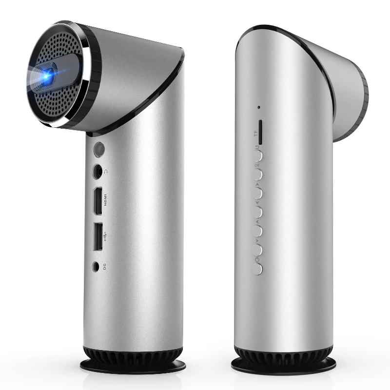 
Manufacturer Kixin 90 rotating degree full HD portable DLP wireless phone projector home theater pocket mini beamer 