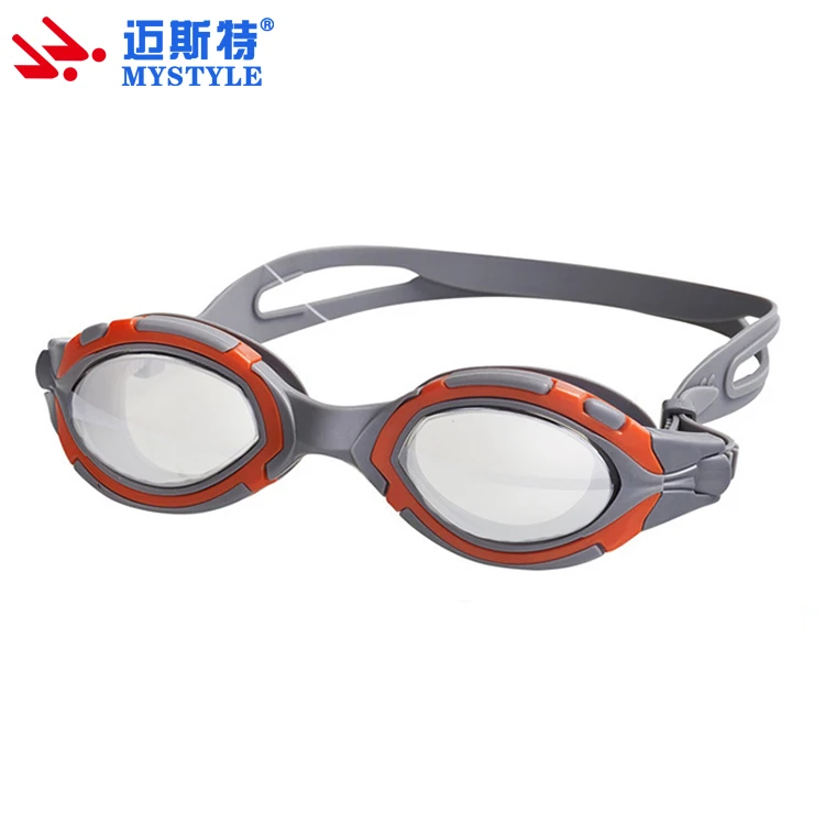 silicone waterproof anti fog swimming goggles