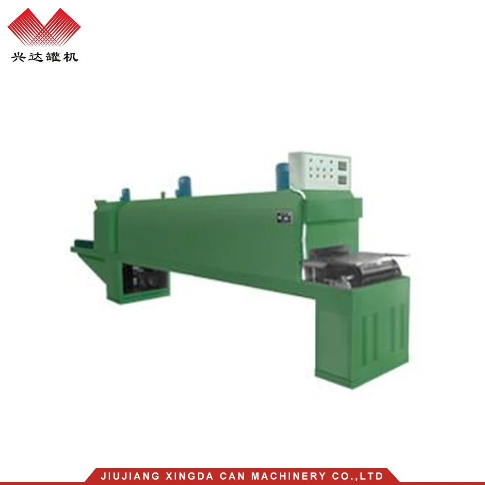 
metal tin can end lid drying oven machine 