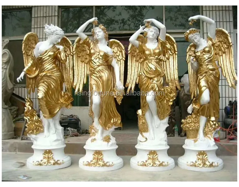 Garden stone figure sculptures