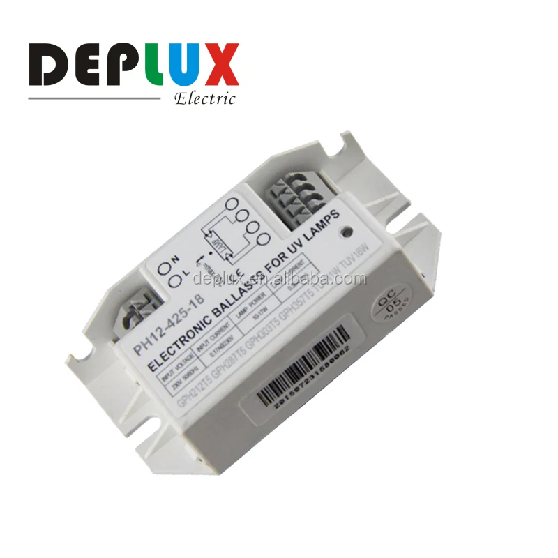 110V electronic ballast for UV lamp TUV15WT8