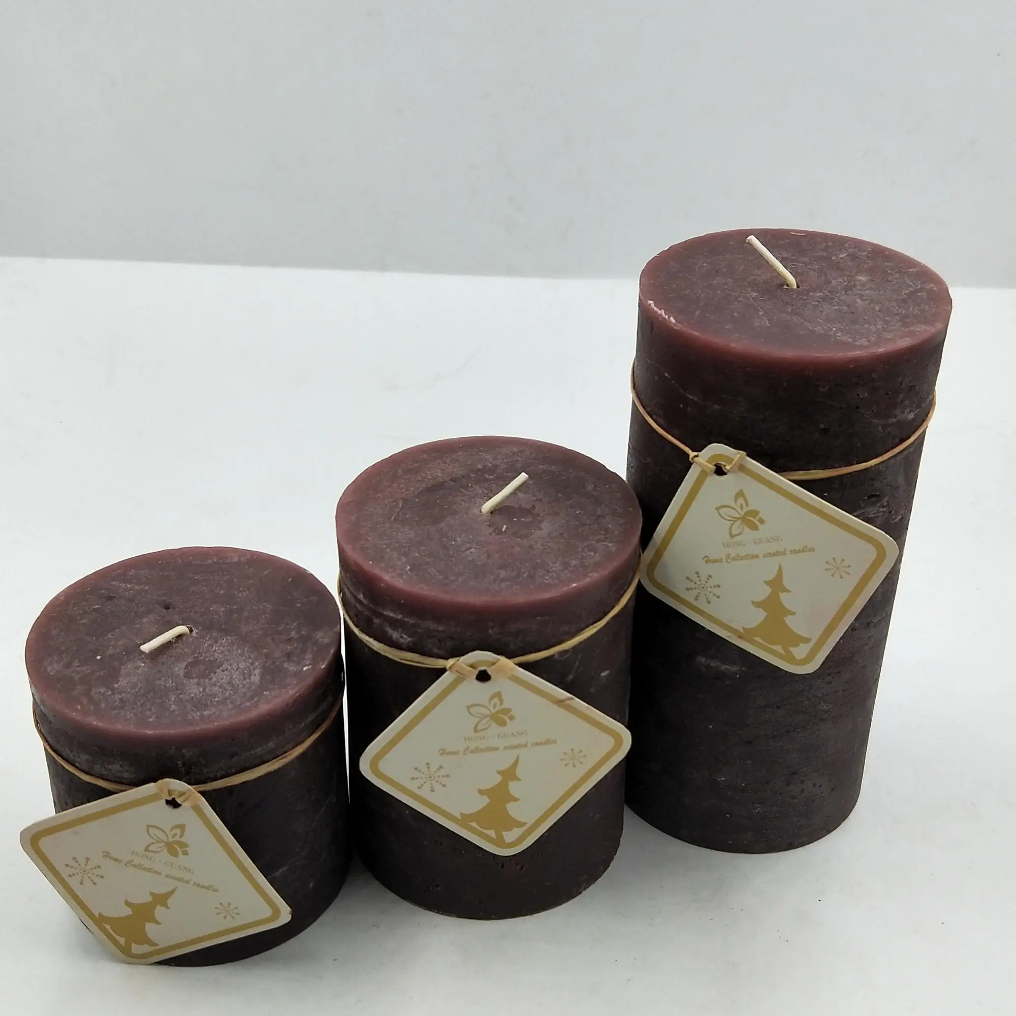 Cotton Wick Making High Quality Pillar Shape 100% Paraffin Wax Candle