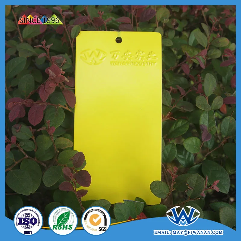 Wanan RAL 1016 Yellow Powder coating Paint,bright yellow powder spray paint