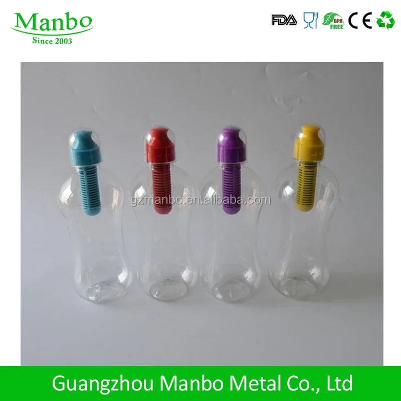 Eco-friendly Feature Customized Plastic Drinking Water Filter Bottle BPA Free Carbon Filter Water Bottle