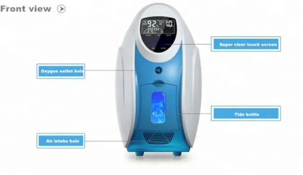 Home use personal office portable oxygen concentrator