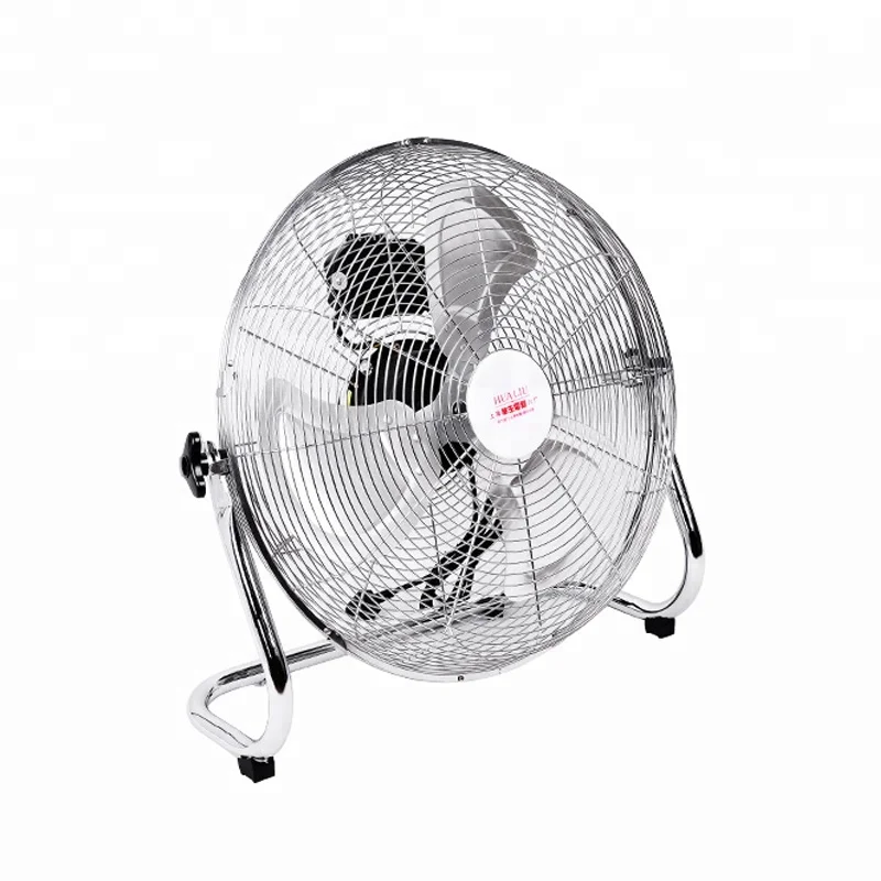 10 12 inch Factory Supply High Velocity Industrial  Electric adjustable 3 blades Metal ventilation Floor Fan