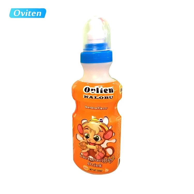 Оптовая продажа 200 мл бананового вкуса лактобаклюс молочный