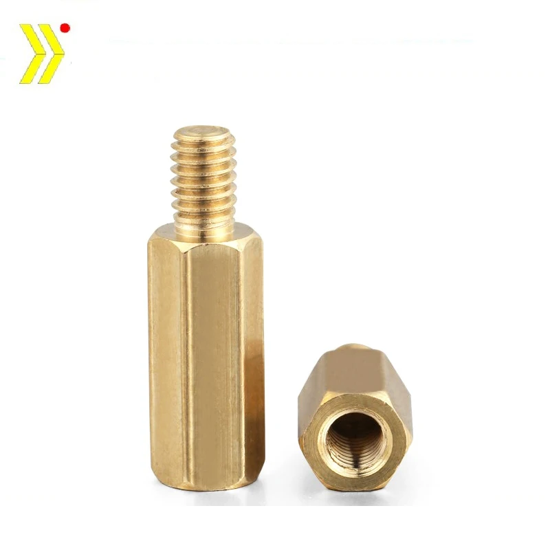 M10 Male Threaded Brass Spacer