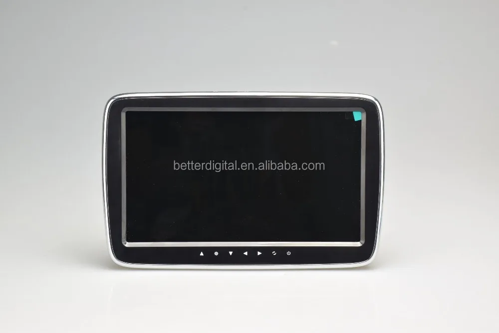 Headrest monitor for vehicle with USB SD GAMES FM IR transmitter