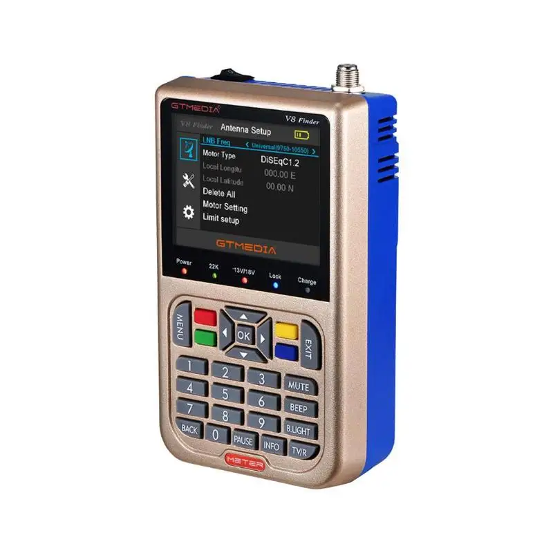 GTMEDIA V8 Fnder Satellite Finder DVB-S2/S2X Digital 1080P Satellite Meter