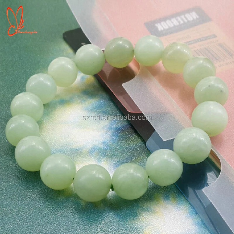Natural stone bracelet new jade round beads bracelet jewelry