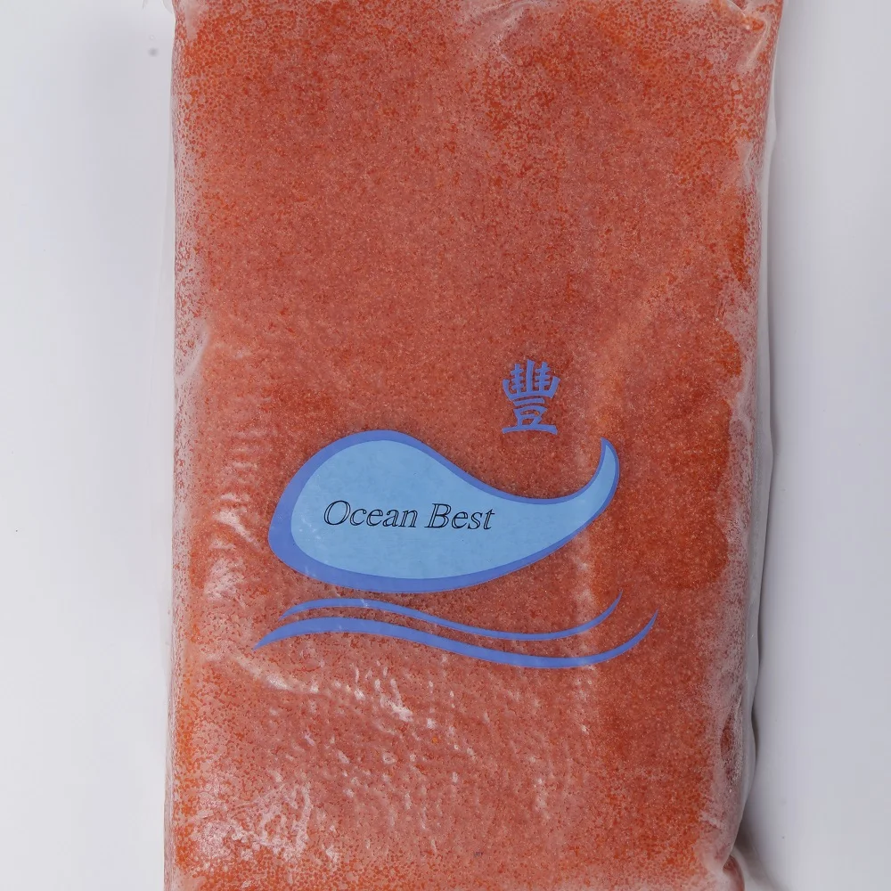 BRC, Халяль, HACCP, QS, iso22000замороженная Икра летучих рыб (tobiko) Дания, происхождение