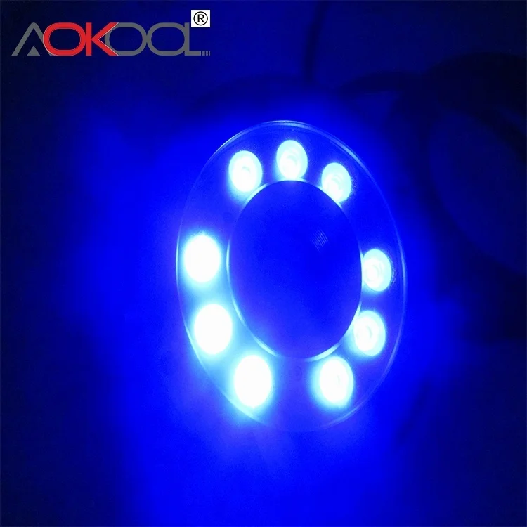 Надежный китайский поставщик RGB 3 в 1 из нержавеющей стали водонепроницаемый светодиодный подводный фонарь для фонтана