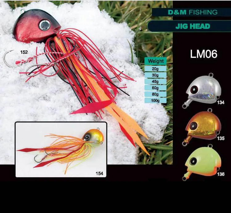 Wholesale yo-zuri squid jig with bucktail jig head for fishing jig heads