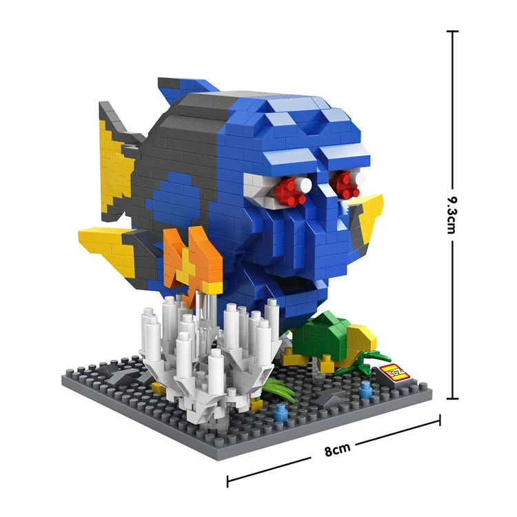 LOZ large plastic little construction old fashioned building block toys