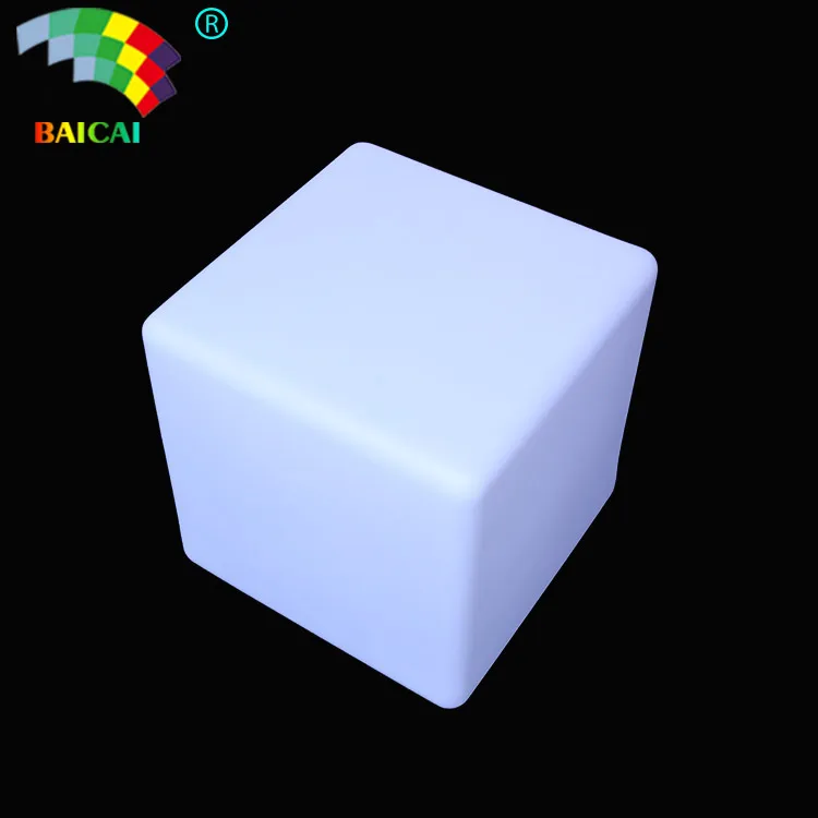 Event decorating supplies illuminated led light up cube chair for seating