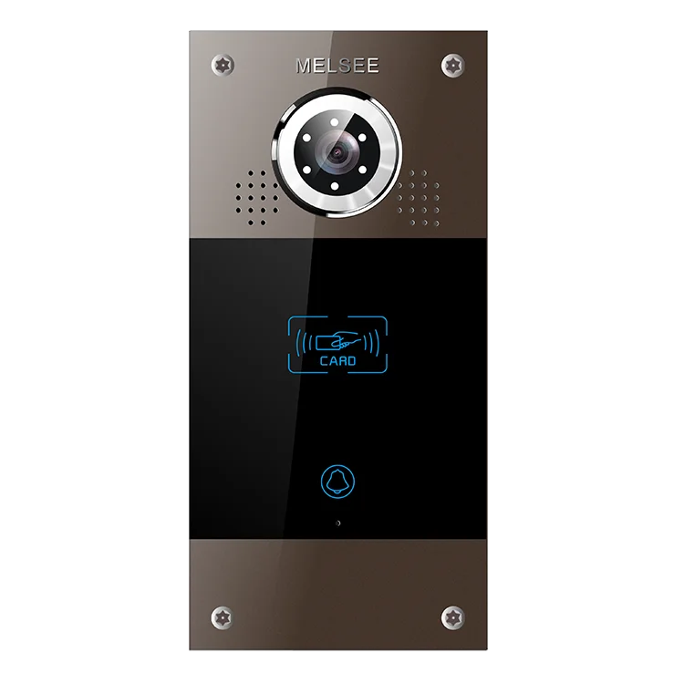Melsee factory 4 wire single home villa video door intercom system