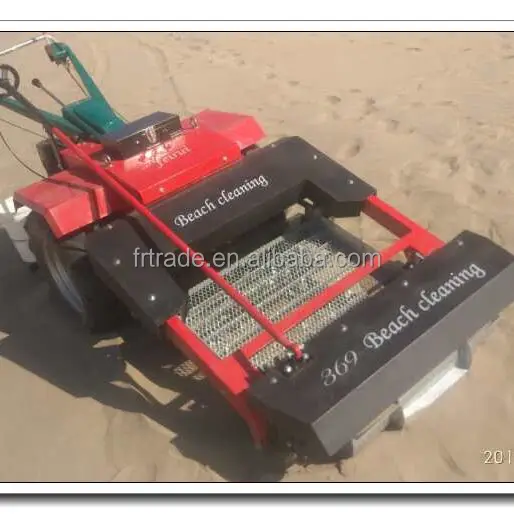 Red beach cleaner for beach volleyball courts for export