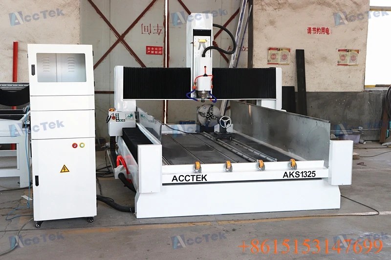 Stone wood cnc engraving machine 3d 4 axis cnc router for Marble Granite Statue Grave