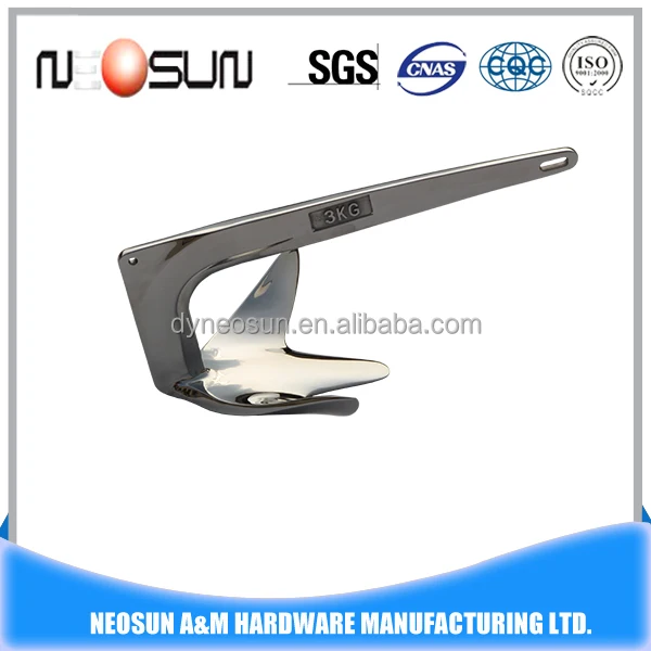 1 кг, 2 кг, 3 кг, 5 кг, 10 кг, 15 кг, 20 кг, 30 кг, 50 кг Якорь Брюса для лодки, яхты