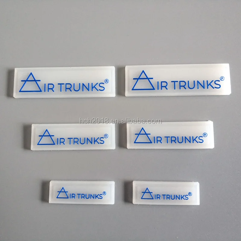 Рельефный Прозрачный 3D Резиновый Логотип Силиконовая этикетка для одежды