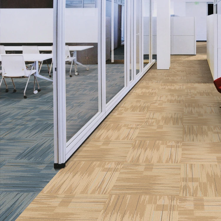 
PVC Backing office user Square Carpet Tiles 