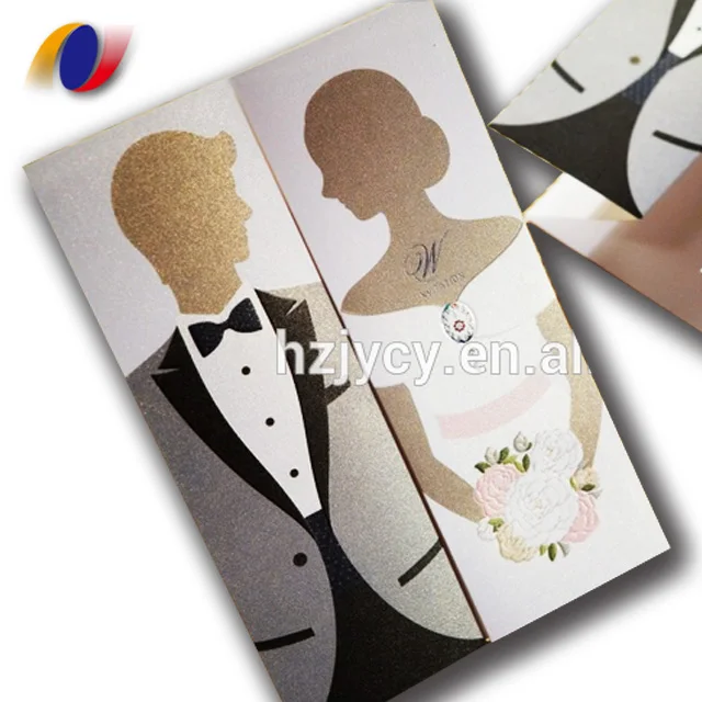 Customized Printing European Style Invitations Hollow out Exquisite Wedding Invitations Holiday Greeting Card