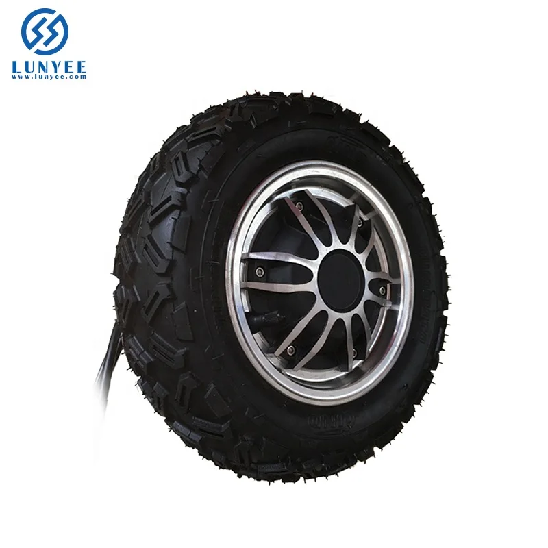 10 дюймов измельчитель одиночного вала Электрический мотор для центрального движения колеса для скутера