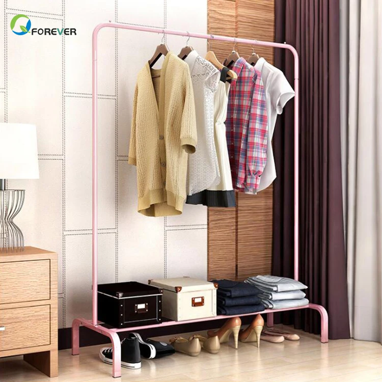 Household Coat Rack Modern Minimalist Wardrobe Clothes Rack