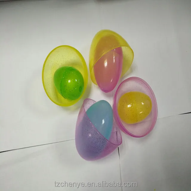 Прозрачные пасхальные яйца в виде порошка, лидер продаж, пластиковые украшения для вечеринок, другие праздничные принадлежности, товары для мероприятий и вечеринок, цветные OEM