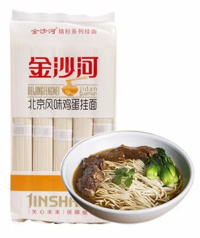 JINSHAHE Пекинская Ароматизированная яичная сушеная лапша