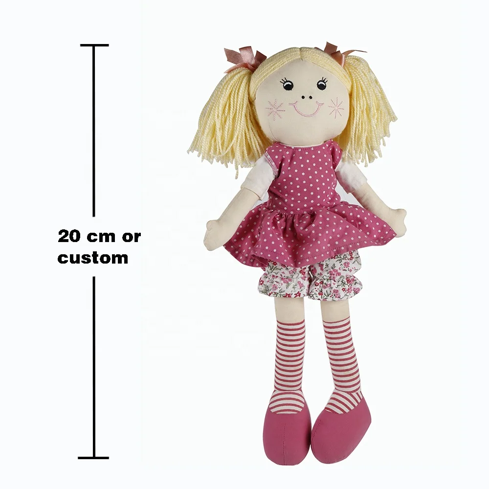 Kids Dolls Fabric Cloth Girl Handmade Doll Custom Doll