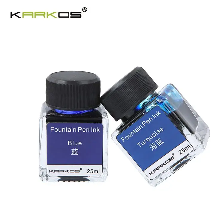 Custom LOGO Glass Dip Pen Writing Ink 10 Colorful Ink for Fountain pen