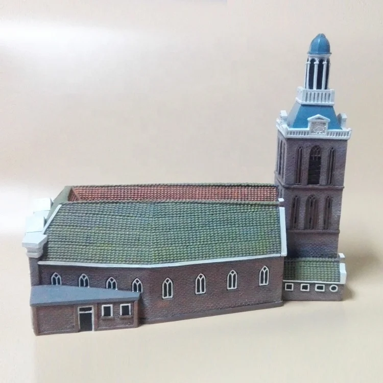 Туристический знаменитый миниатюрный 3D строительный Сувенирный замок сантьяго чили из смолы