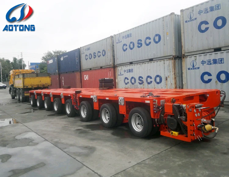 Goldhofer type 9 hydraulic axles modular trailer / multi-axles semi trailer