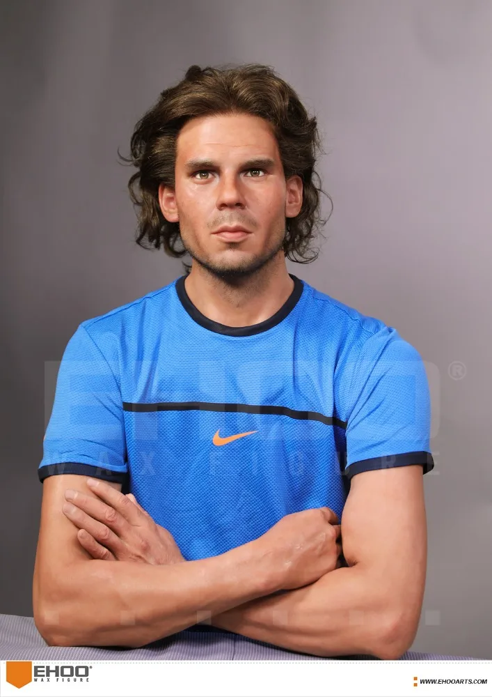 Spanish Professional Tennis Player Life Size Wax Figure For Sale