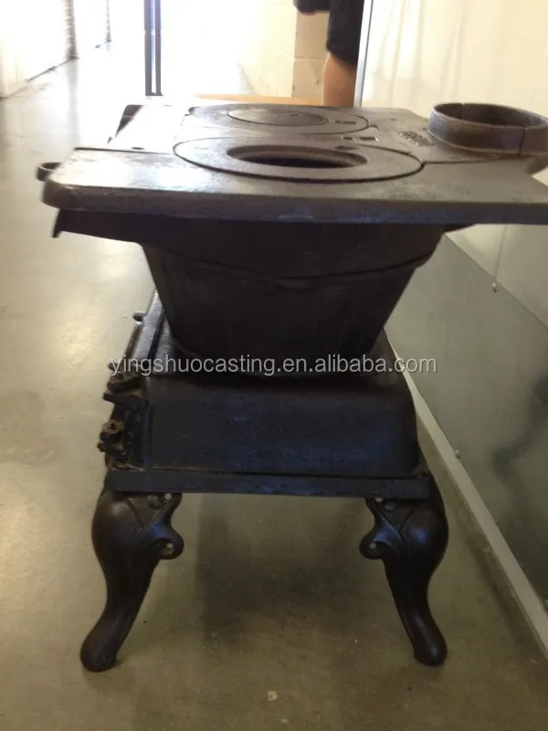 
cast iron wood burning stove with oven 