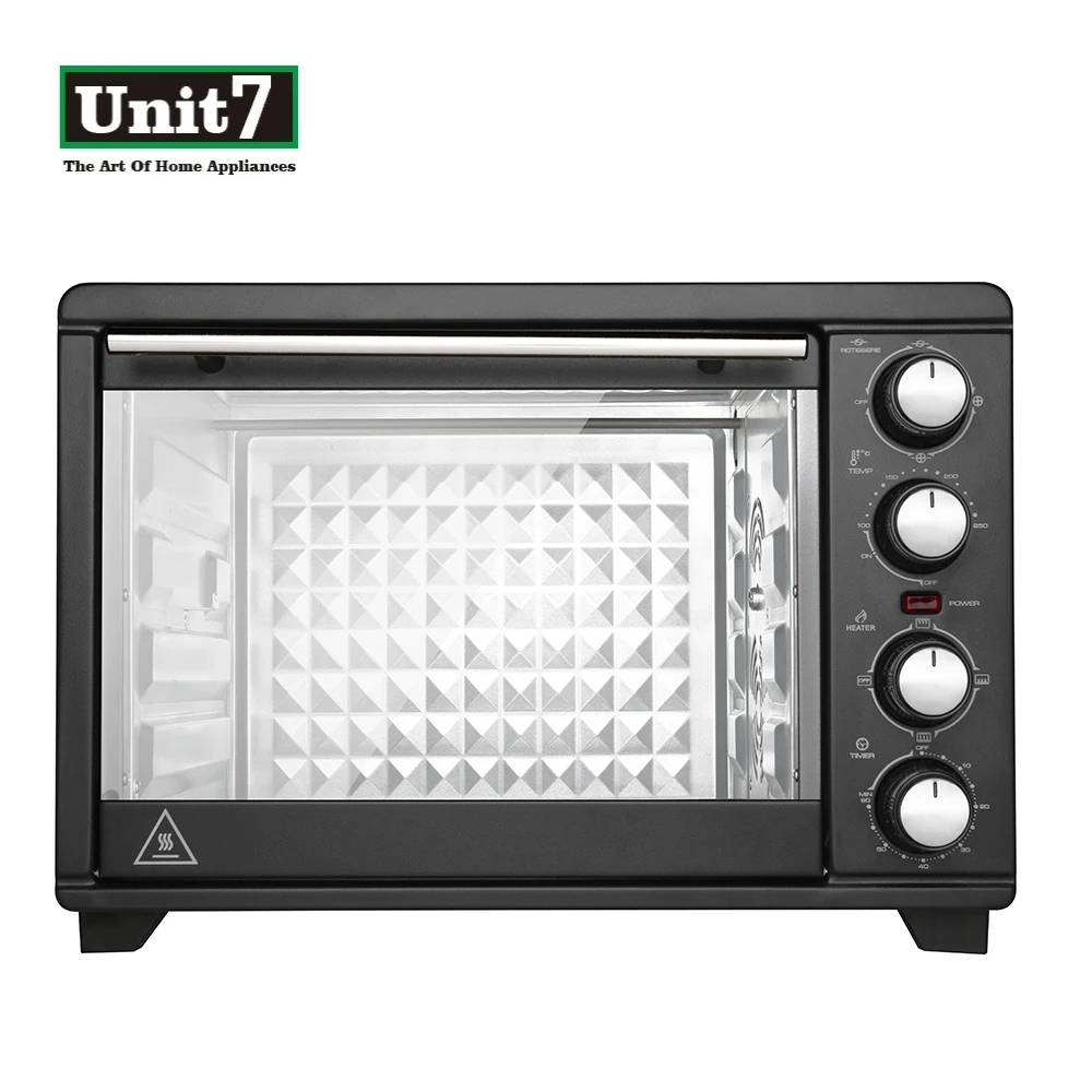 Small countertop oven 36L 30-230 degree electric convection oven home baking toaster electric oven